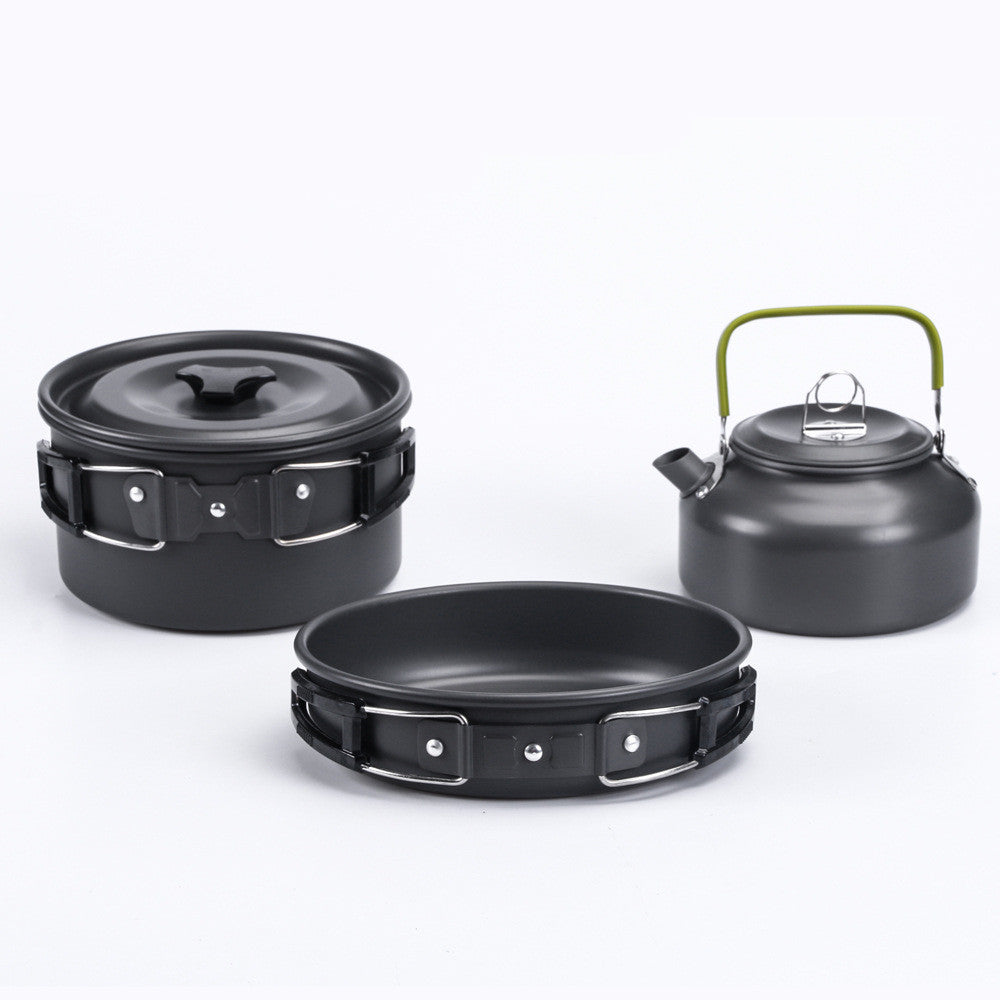 Your Ultimate Companion for Outdoor Cooking: Alumina Camping Cookware Set