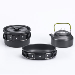 Your Ultimate Companion for Outdoor Cooking: Alumina Camping Cookware Set
