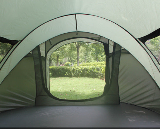 Experience the Great Outdoors with Our Automatic 3-4 Person Rainproof Camping Tent
