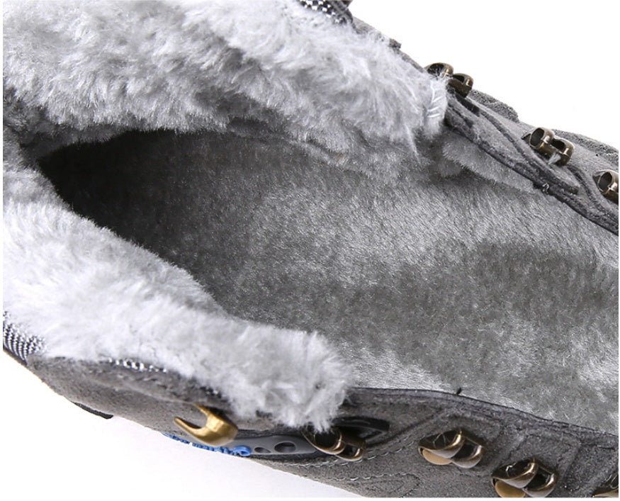 Men's Cold-Weather Waterproof Hiking Snow Boots