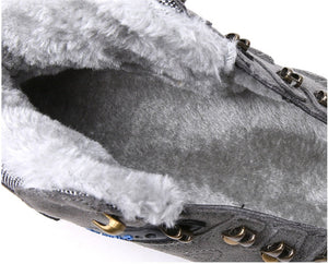 Men's Cold-Weather Waterproof Hiking Snow Boots