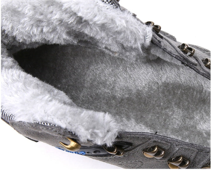 Men's Cold-Weather Waterproof Hiking Snow Boots