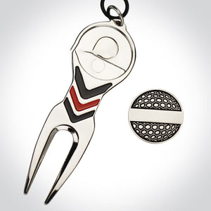 Enhance Your Golf Game with the Golf Divot Fork Ball Marker Tool