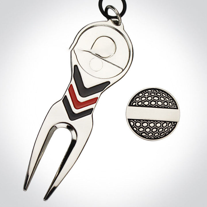 Enhance Your Golf Game with the Golf Divot Fork Ball Marker Tool