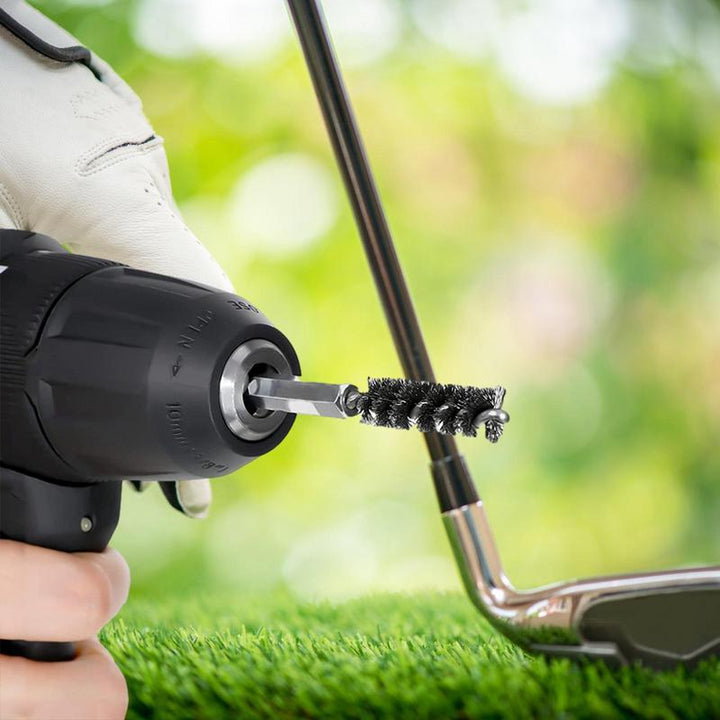 Elevate Your Golf Game with the Golf Club Six-Angle Rod Cleaning Brush